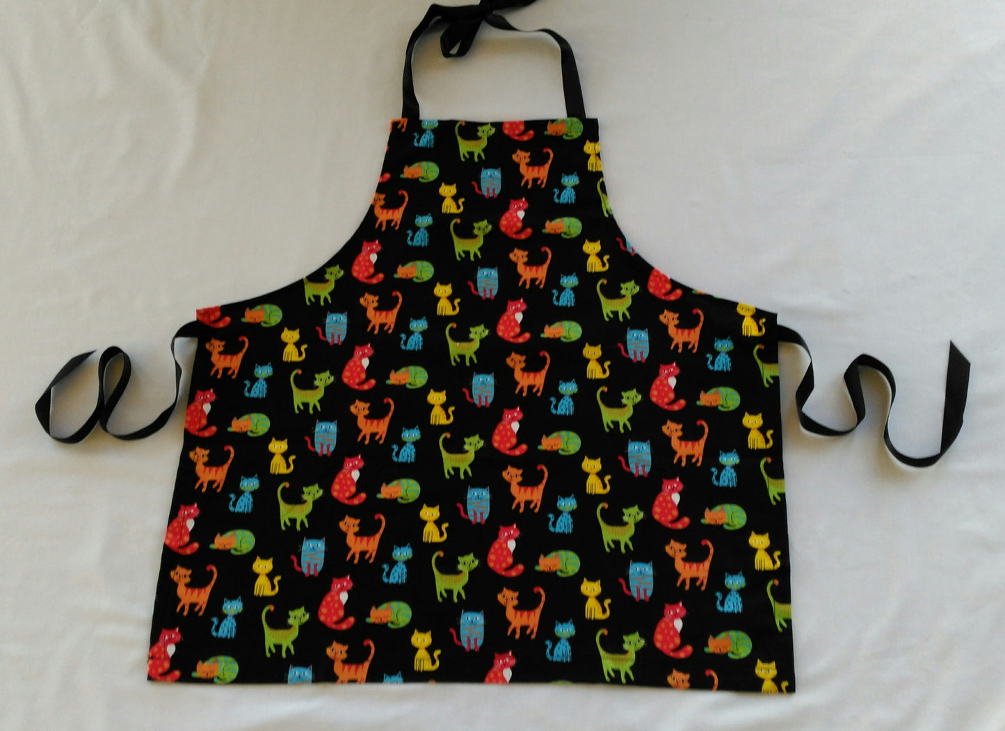 Children's Apron Cat Happy Paws Multi Cats