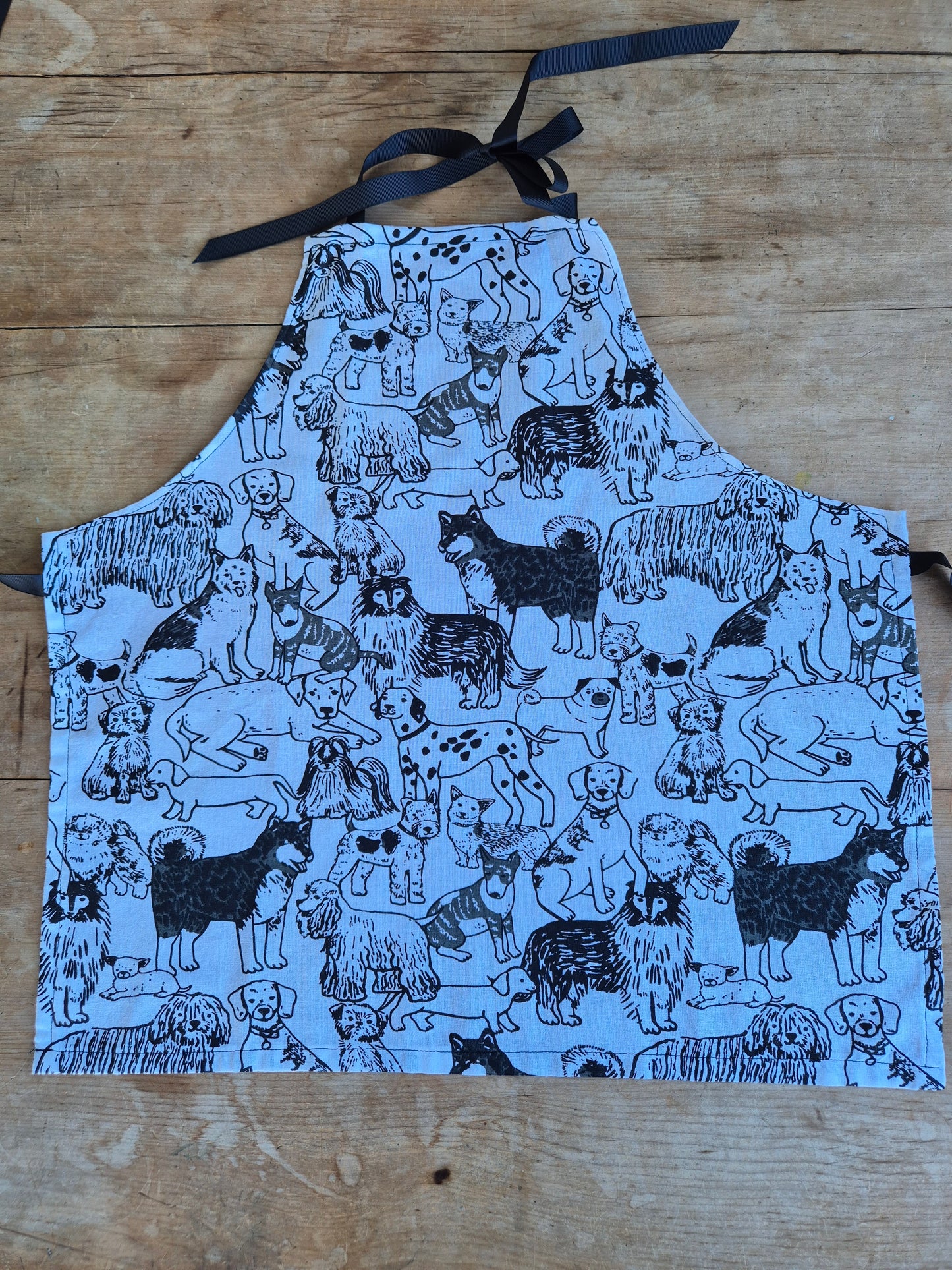Adult Apron Dogs Sketch